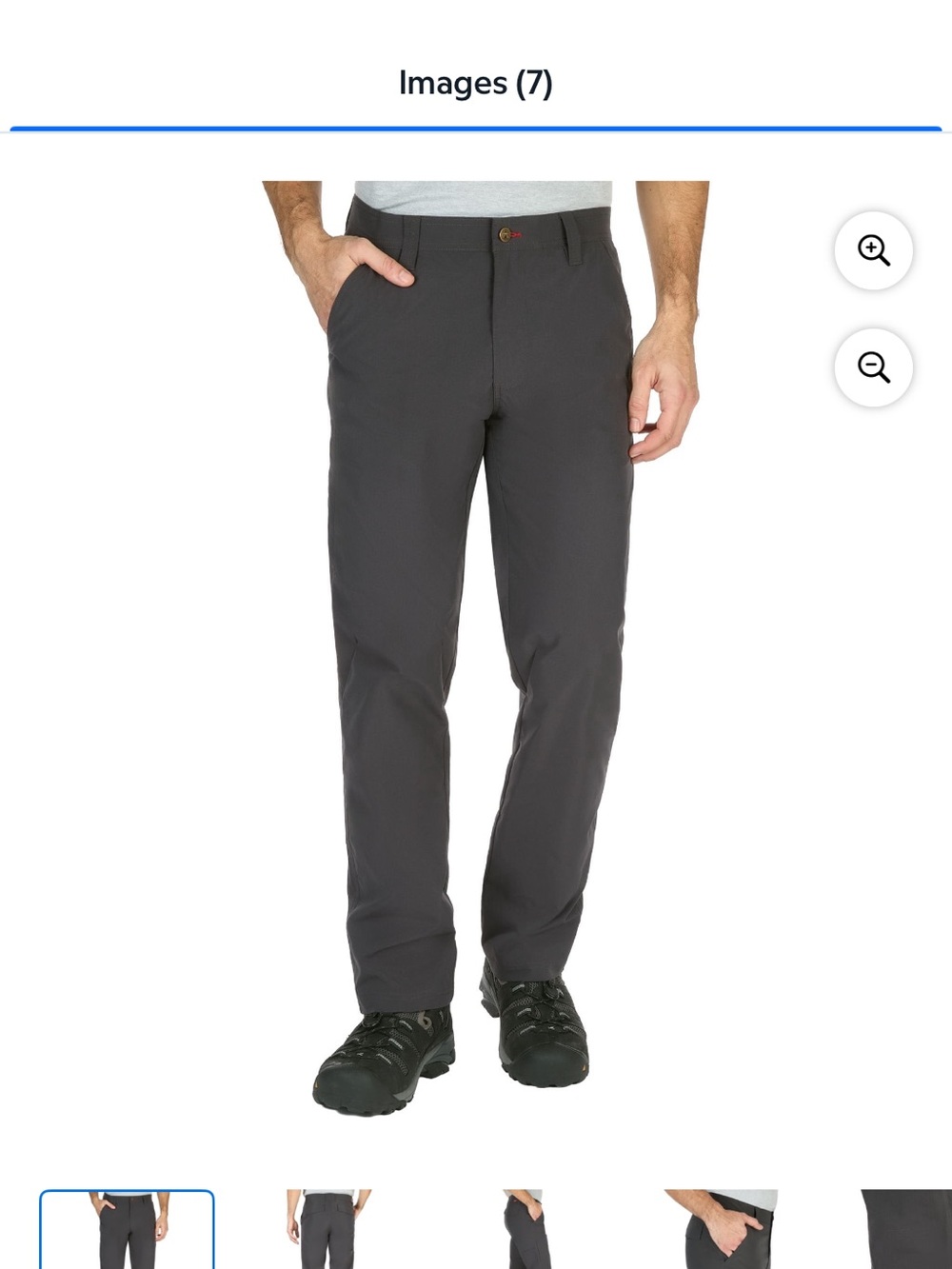 Coleman Stretch Hiking Pant in Charcoal